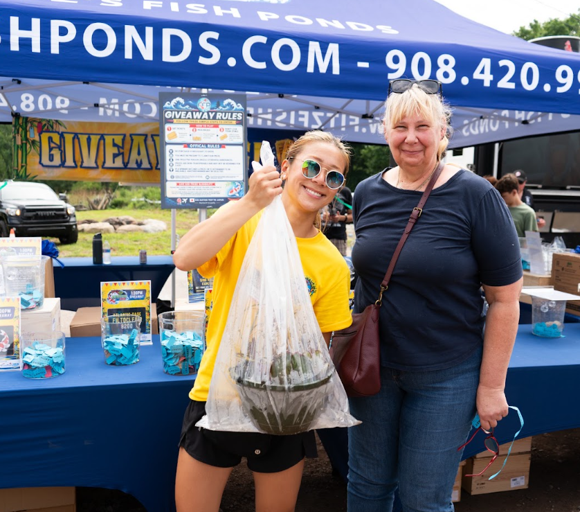 Customers left with new pond products, memories, and, in many cases, new koi.
